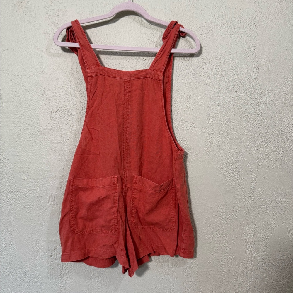 Coral Overalls with Pockets